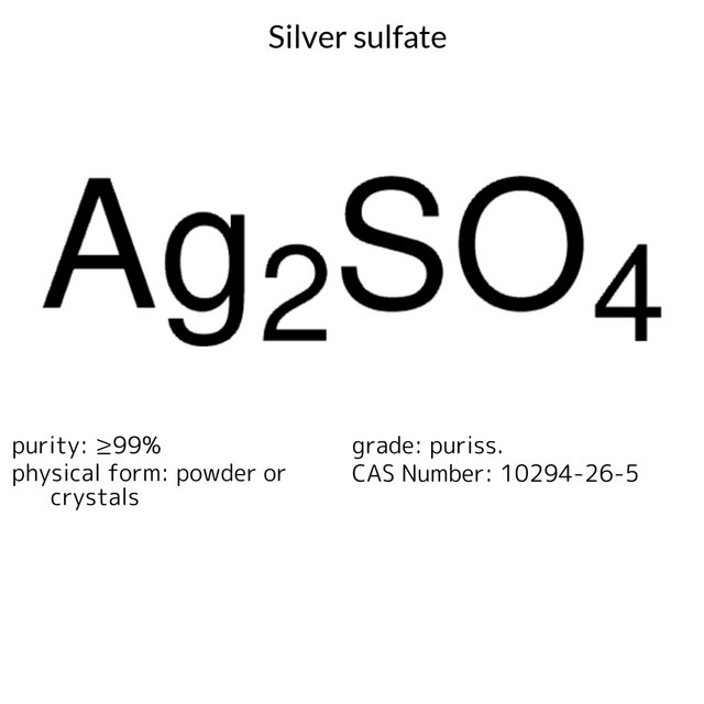 SILVER SULFATE EXTRA PURE