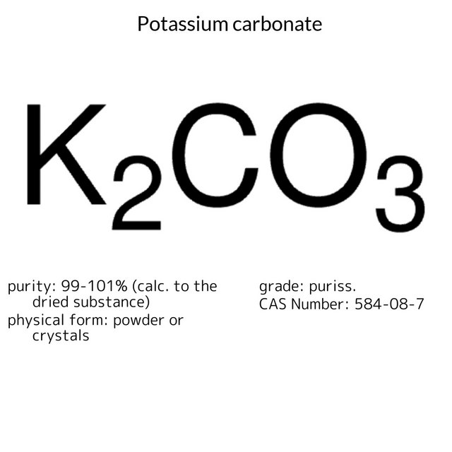 POTASSIUM CARBONATE GRANULATED, EXTRA PU