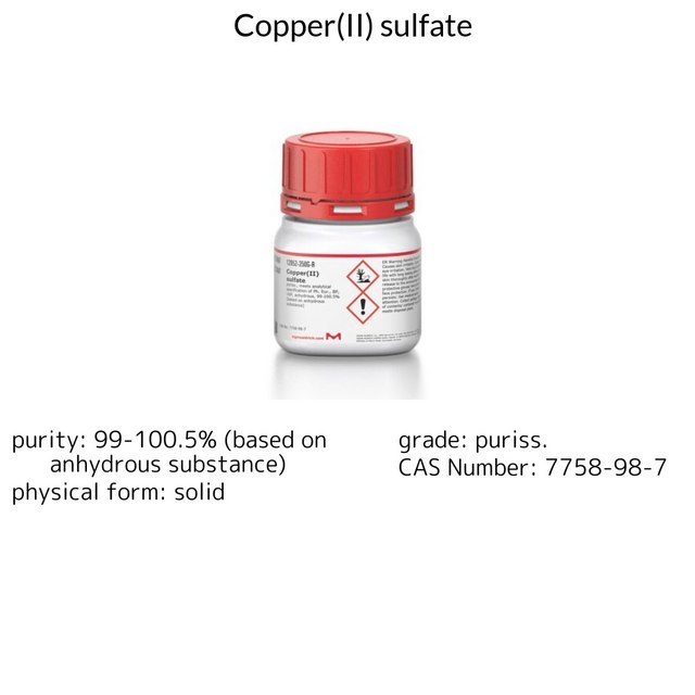COPPER(II) SULFATE ANHYDROUS, EXTRA PURE