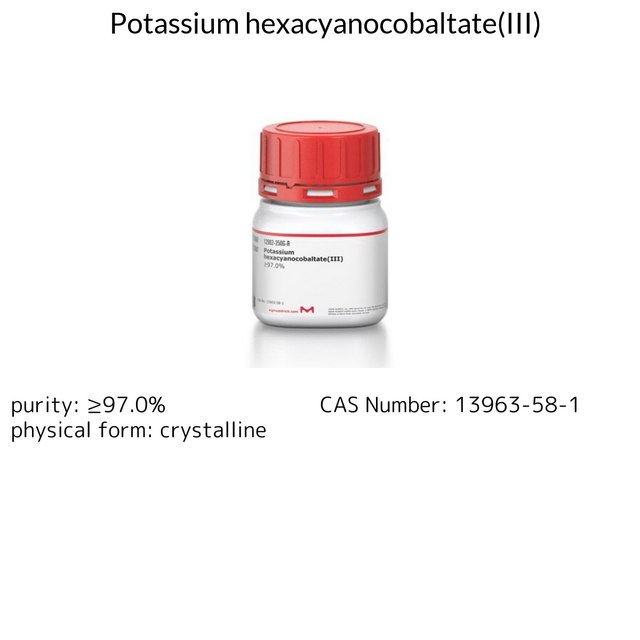 POTASSIUM HEXACYANOCOBALTATE(III), >=9&
