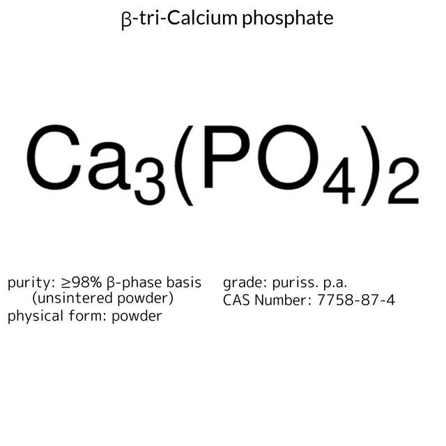 BETA-TRI-CALCIUM PHOSPHATE, >98% BETA PH