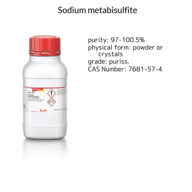 SODIUM DISULFITE DRY, EXTRA PURE,