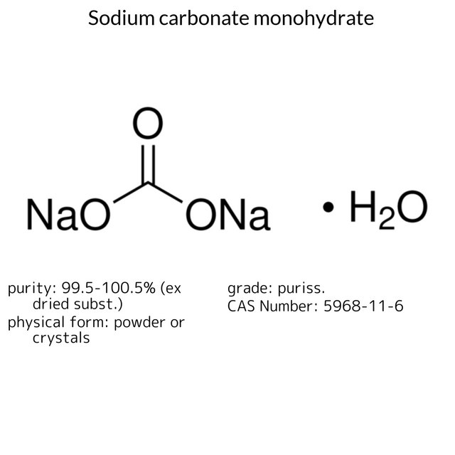 SODIUM CARBONATE MONOHYDRATE, PURISS., M