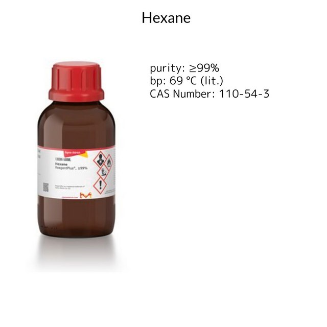 HEXANE, REAGENTPLUS, >=99%