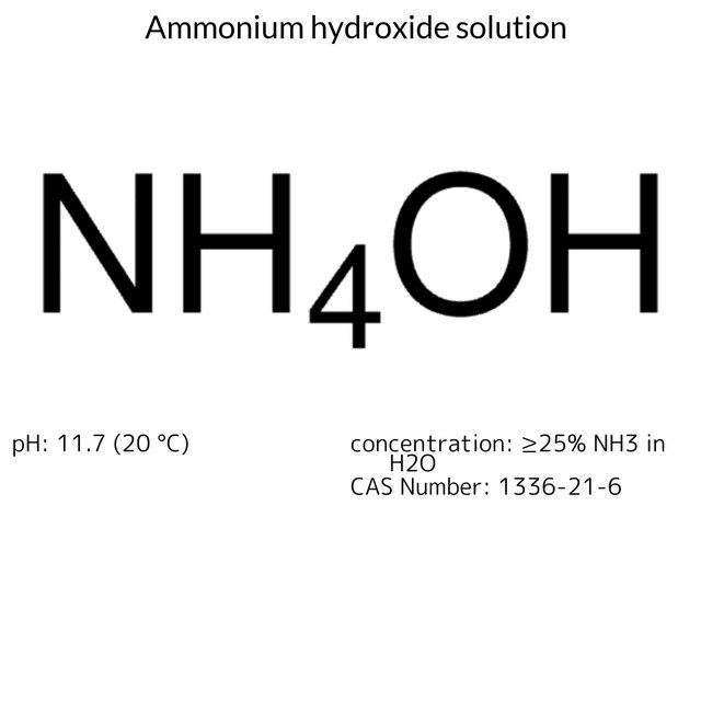 AMMONIUM HYDROXIDE SOLUTION, &