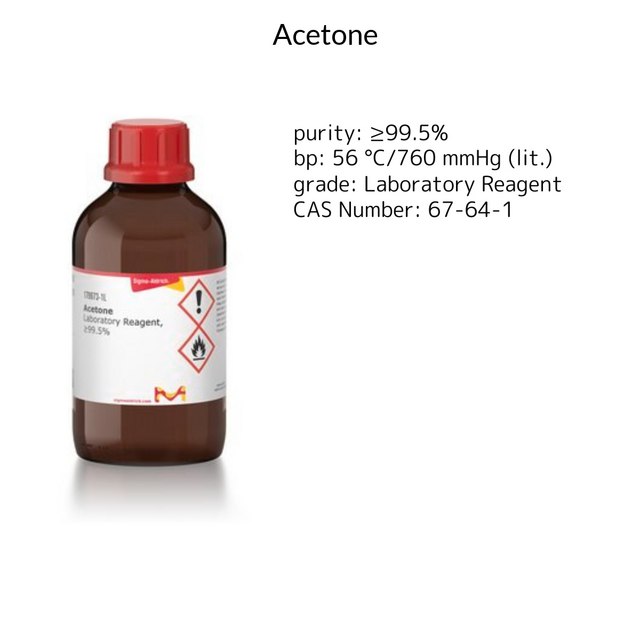 ACETONE, LABORATORY REAGENT, >=99.5%