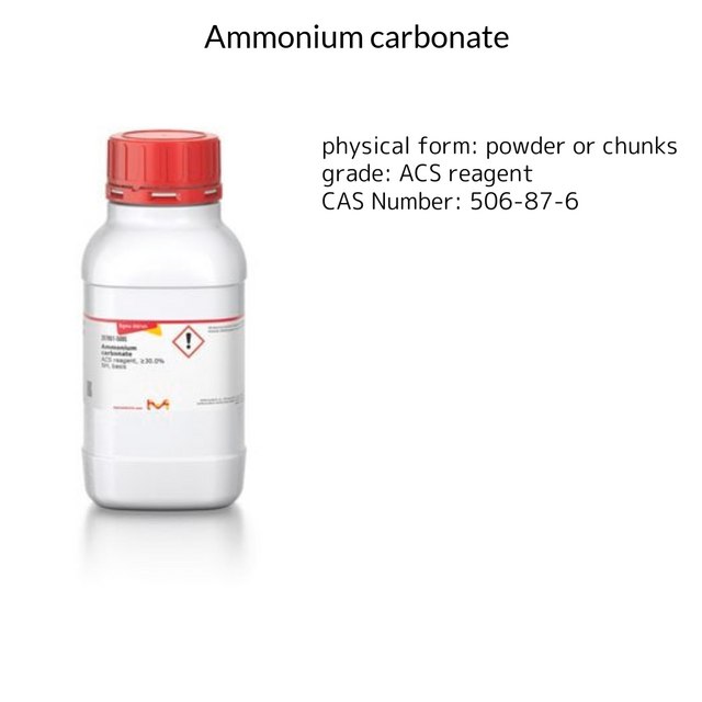 AMMONIUM CARBONATE, A.C.S. REAGENT