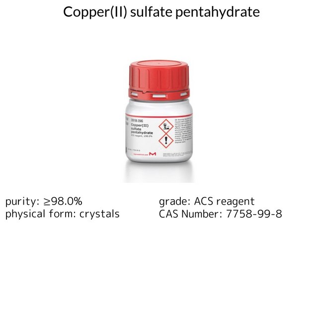 COPPER(II) SULFATE PENTAHYDRATE, 98+%, &