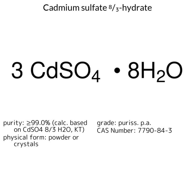 CADMIUM SULFATE HYDRATE, ACS