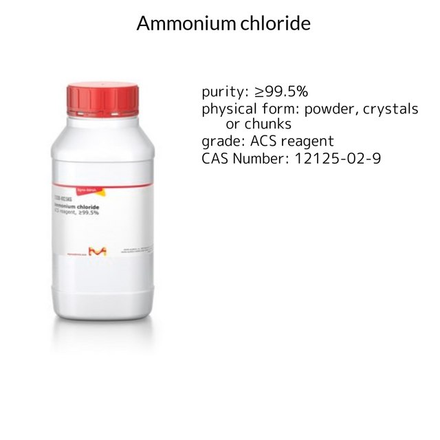 AMMONIUM CHLORIDE, ACS REAGENT, >=99.5%