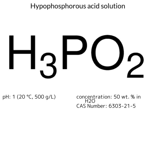 HYPOPHOSPHOROUS ACID, 50 WT. %