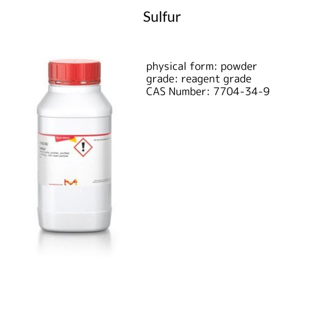 SULFUR, REAGENT GRADE, POWDER PURIFIED