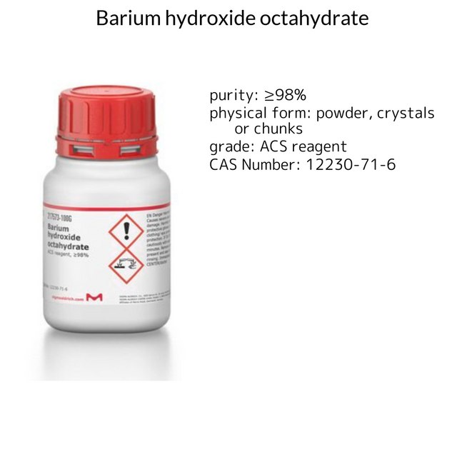 BARIUM HYDROXIDE OCTAHYDRATE, 98+%, A.C&