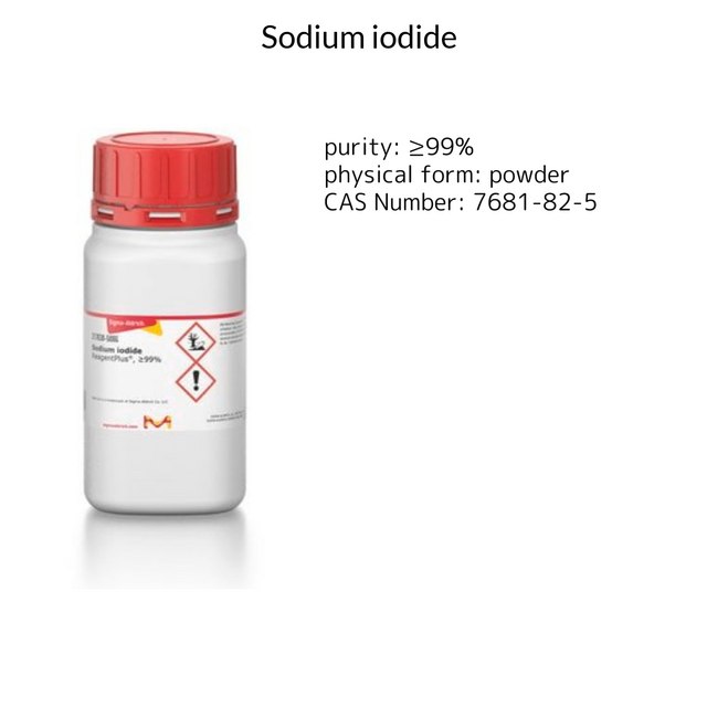 SODIUM IODIDE, REAGENTPLUS, >=99%