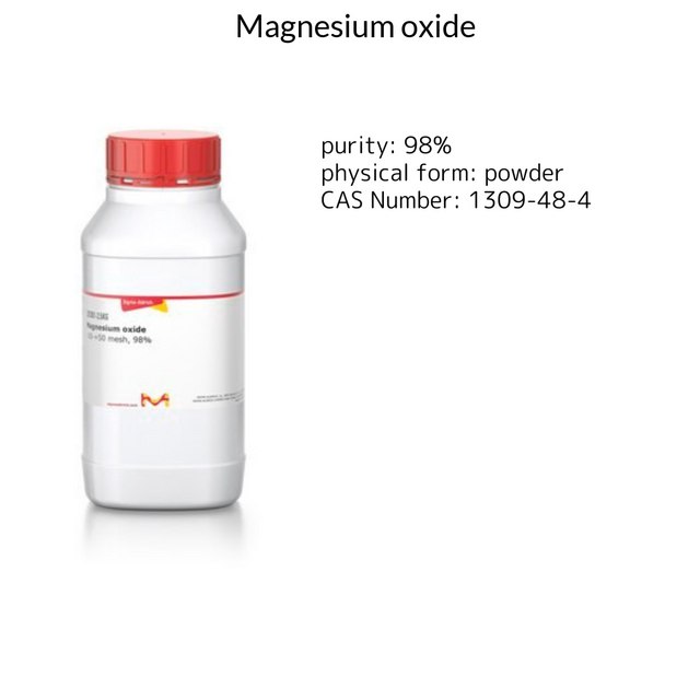 MAGNESIUM OXIDE, -10 TO +50