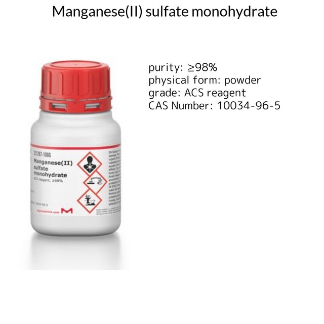 MANGANESE(II) SULFATE MONOHYDRATE, 98%