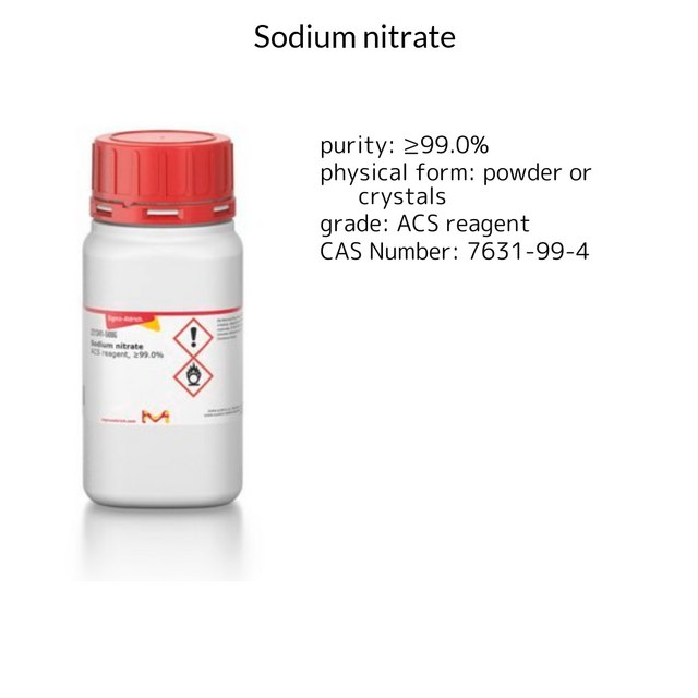 SODIUM NITRATE, A.C.S. REAGENT