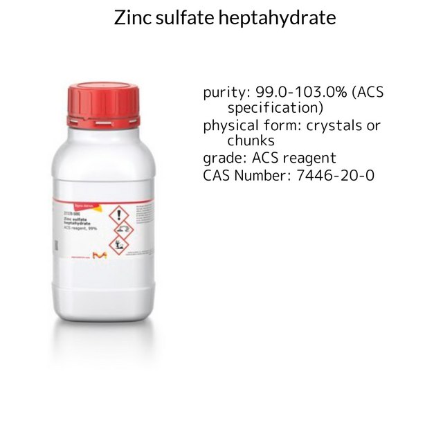 ZINC SULFATE HEPTAHYDRATE, 99%, &