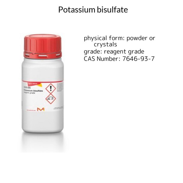 POTASSIUM HYDROGENSULFATE, REAGENT GRADE