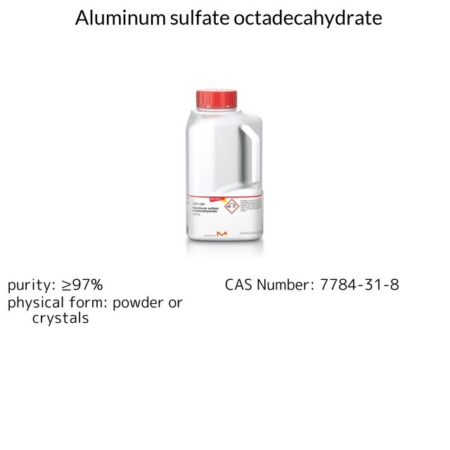 ALUMINUM SULFATE OCTADECAHYDRATE, =97%