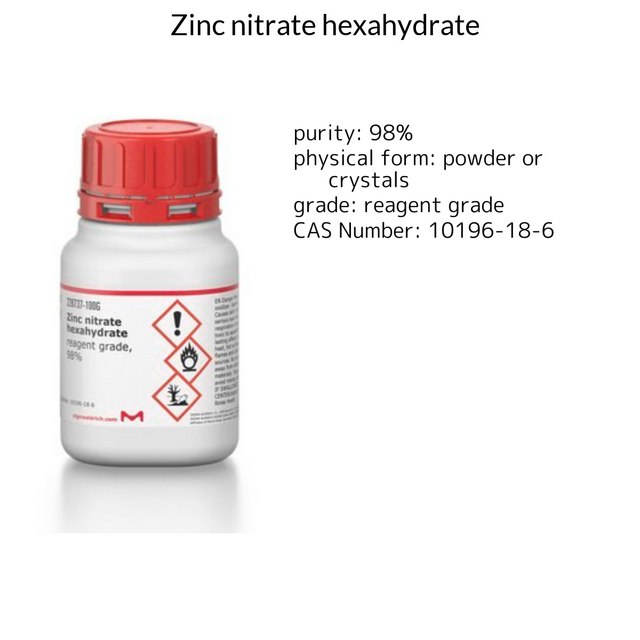 ZINC NITRATE HEXAHYDRATE, REAGENT GRADE&