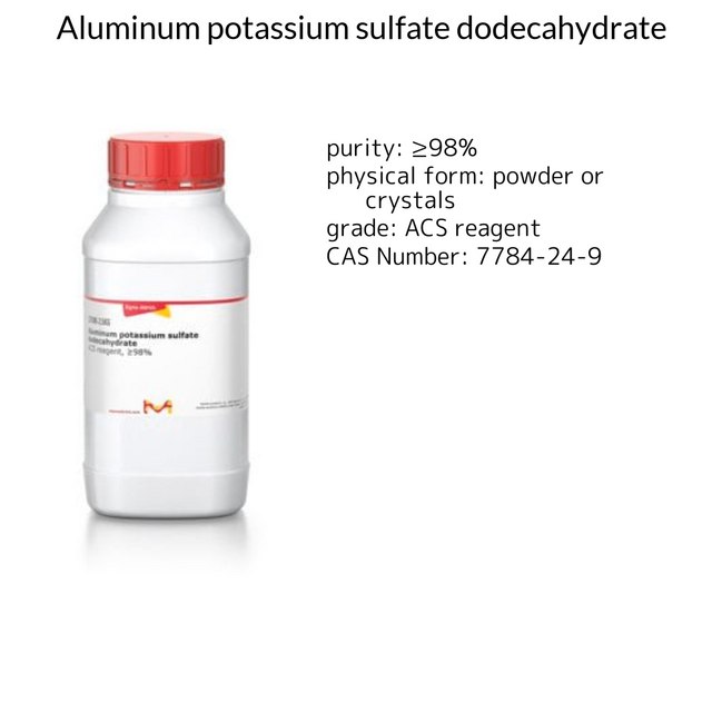 ALUMINUM POTASSIUM SULFATE DODECAHYDRAT&
