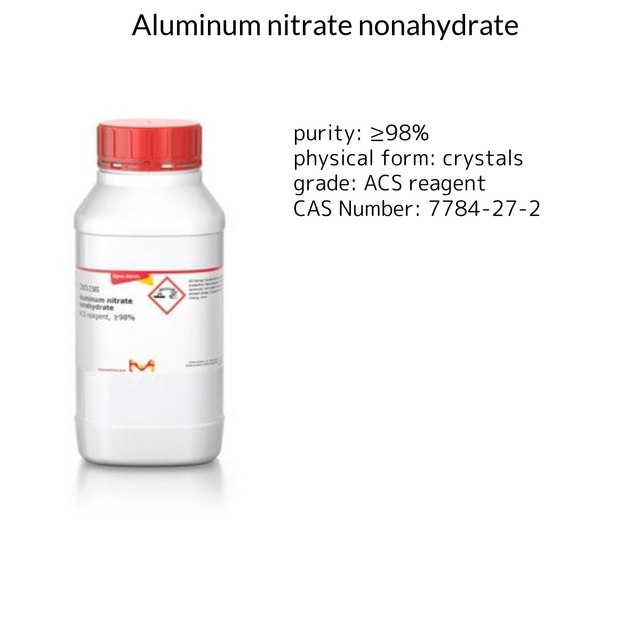 ALUMINUM NITRATE NONAHYDRATE, 98+%, &