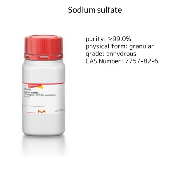 SODIUM SULFATE, ACS REAGENT, ANHYDROUS&
