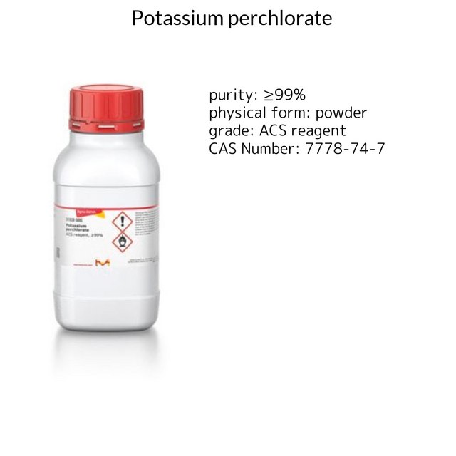 POTASSIUM PERCHLORATE, 99+%, A.C.S. &