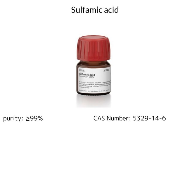 SULFAMIC ACID, REAGENTPLUS, >=99%