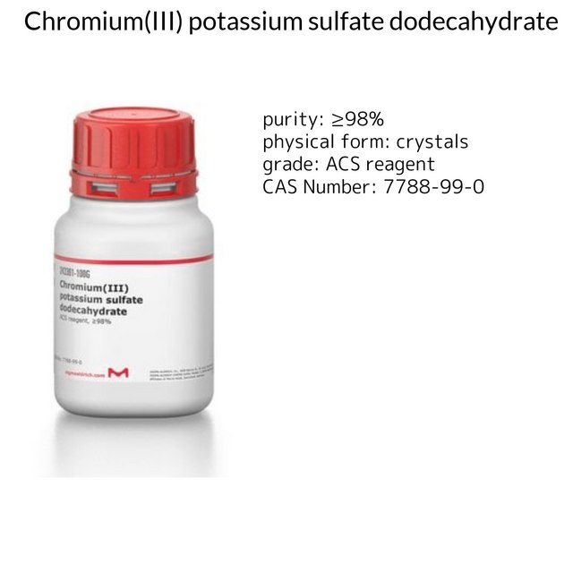 CHROMIUM(III) POTASSIUM SULFATE DODECA-&