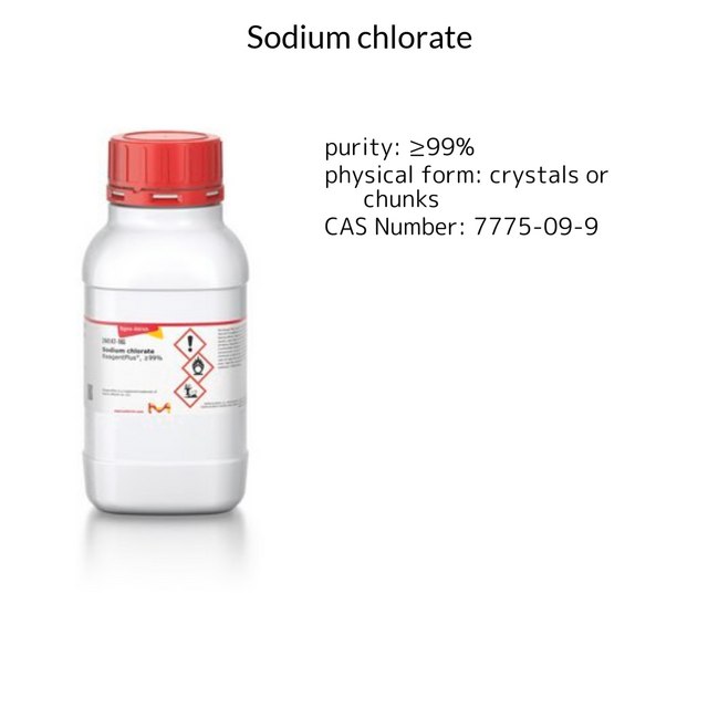 SODIUM CHLORATE, REAGENTPLUS, >=99%