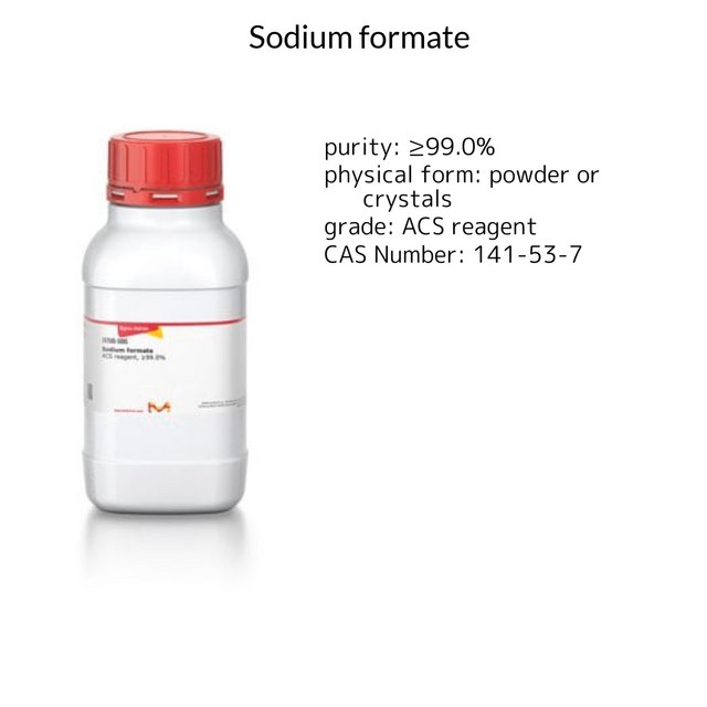 SODIUM FORMATE, 99+%, A.C.S. REAGENT