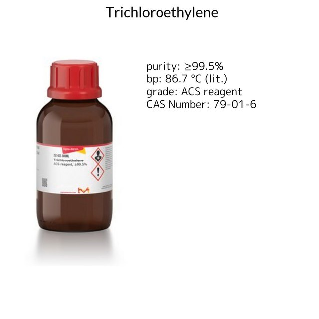 TRICHLOROETHYLENE, 99.5+%, A.C.S. REAGE&