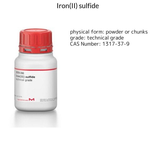 IRON(II) SULFIDE, TECH.