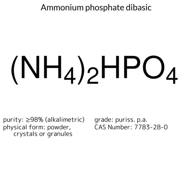AMMONIUM PHOSPHATE DIBASIC, PURISS. P.A&