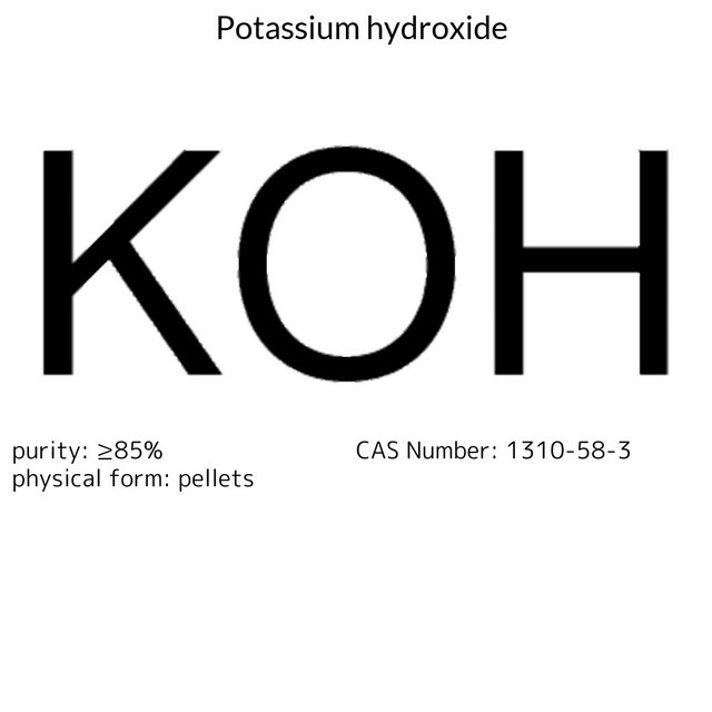 POTASSIUM HYDROXIDE, PELLETS, REAG. PH.