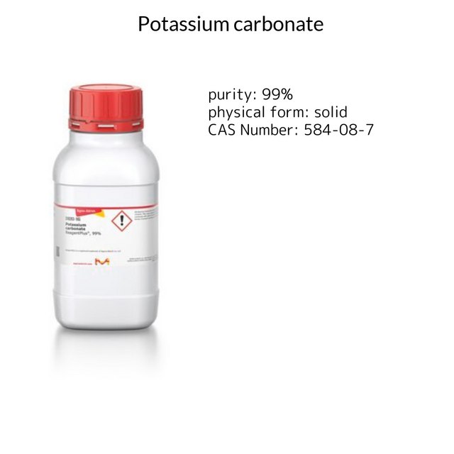POTASSIUM CARBONATE, REAGENTPLUS, 99%