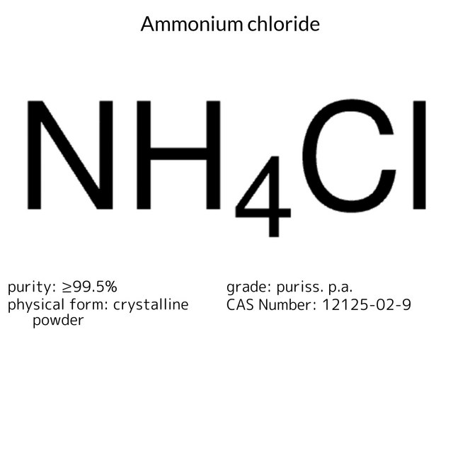 AMMONIUM CHLORIDE R. G., REAG.