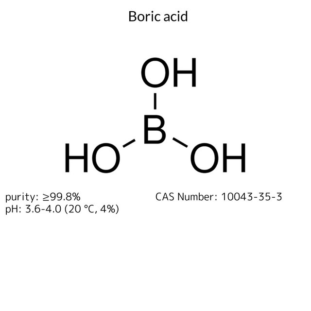 BORIC ACID R. G., BUFFER