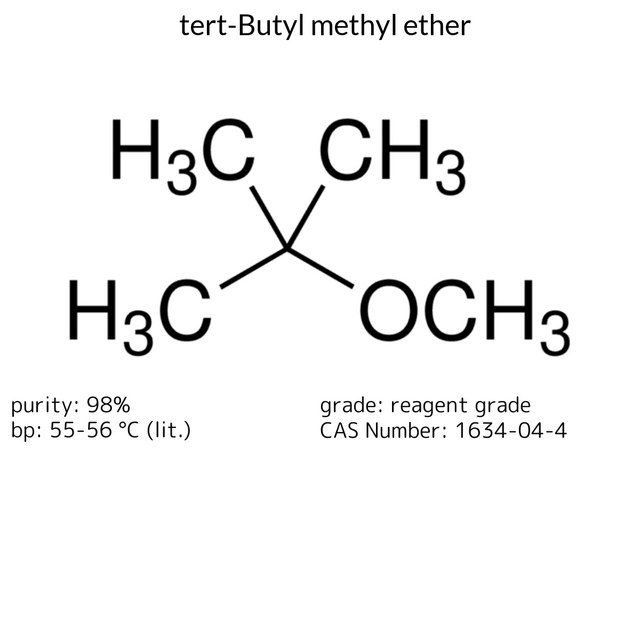 TERT-BUTYL METHYL ETHER, REAGENT GRADE,&