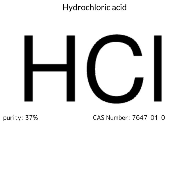 HYDROCHLORIC ACID, 37%, A.C.S. REAGENT