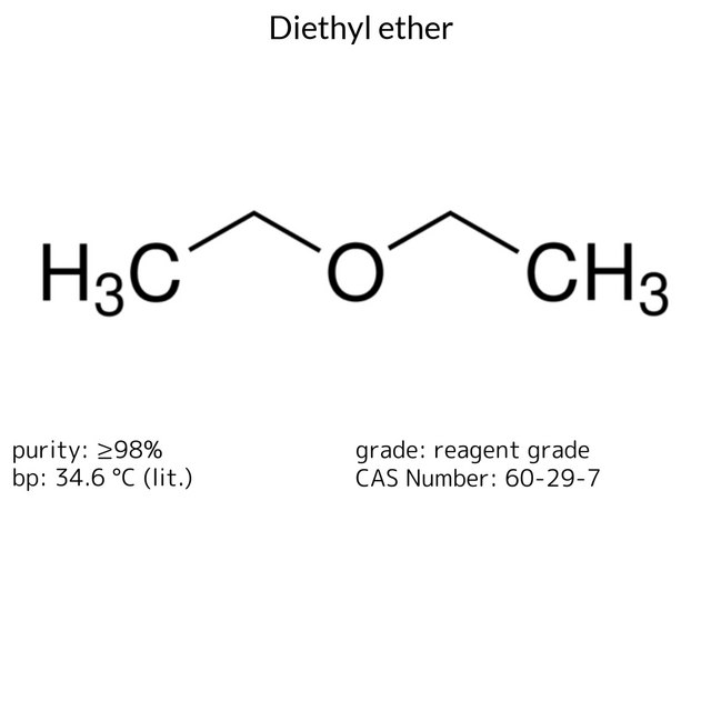 DIETHYL ETHER, REAGENT GRADE, =98%,