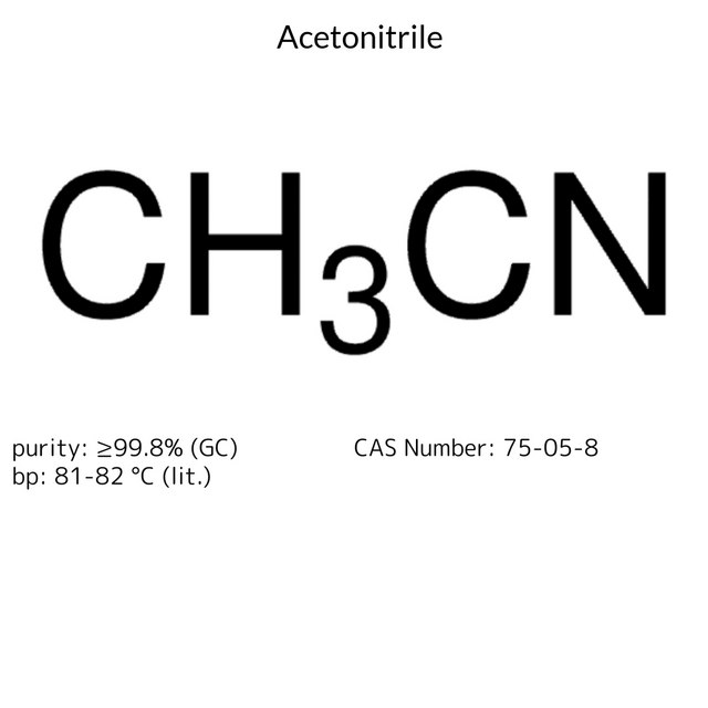 ACETONITRILE, FOR HPLC-GC, >=99.8% (GC)