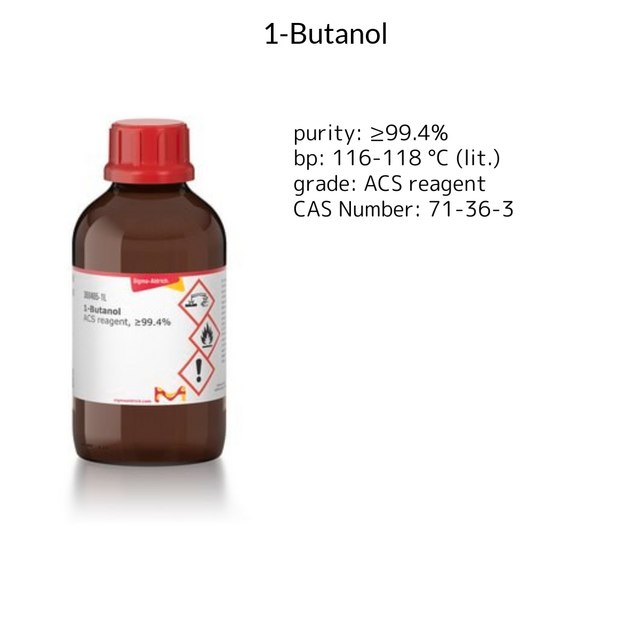 1-BUTANOL, 99.4+%, A.C.S. REAGENT