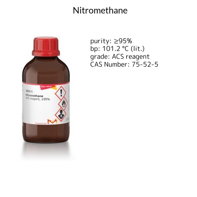 NITROMETHANE, ACS REAGENT, >=95%