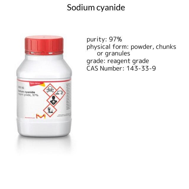 SODIUM CYANIDE, REAGENT GRADE, 97%