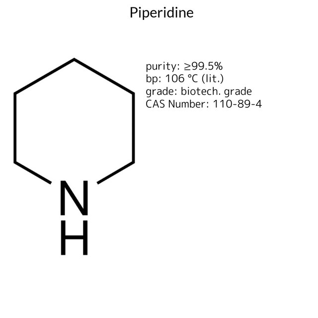 PIPERIDINE, 99.5+%, BIOTECH GRADE