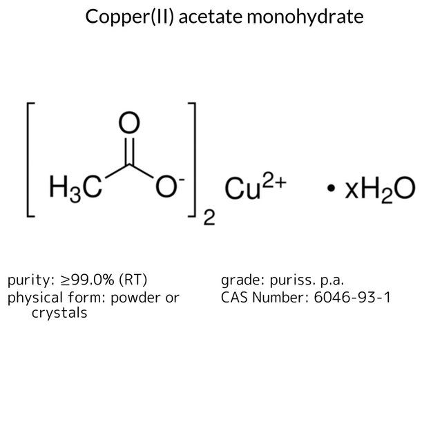 CUPRIC ACETATE MONOHYDRATE, ACS
