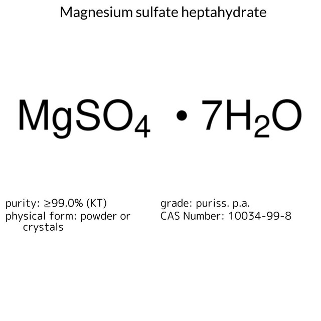 MAGNESIUM SULFATE HEPTAHYDRATE, ACS